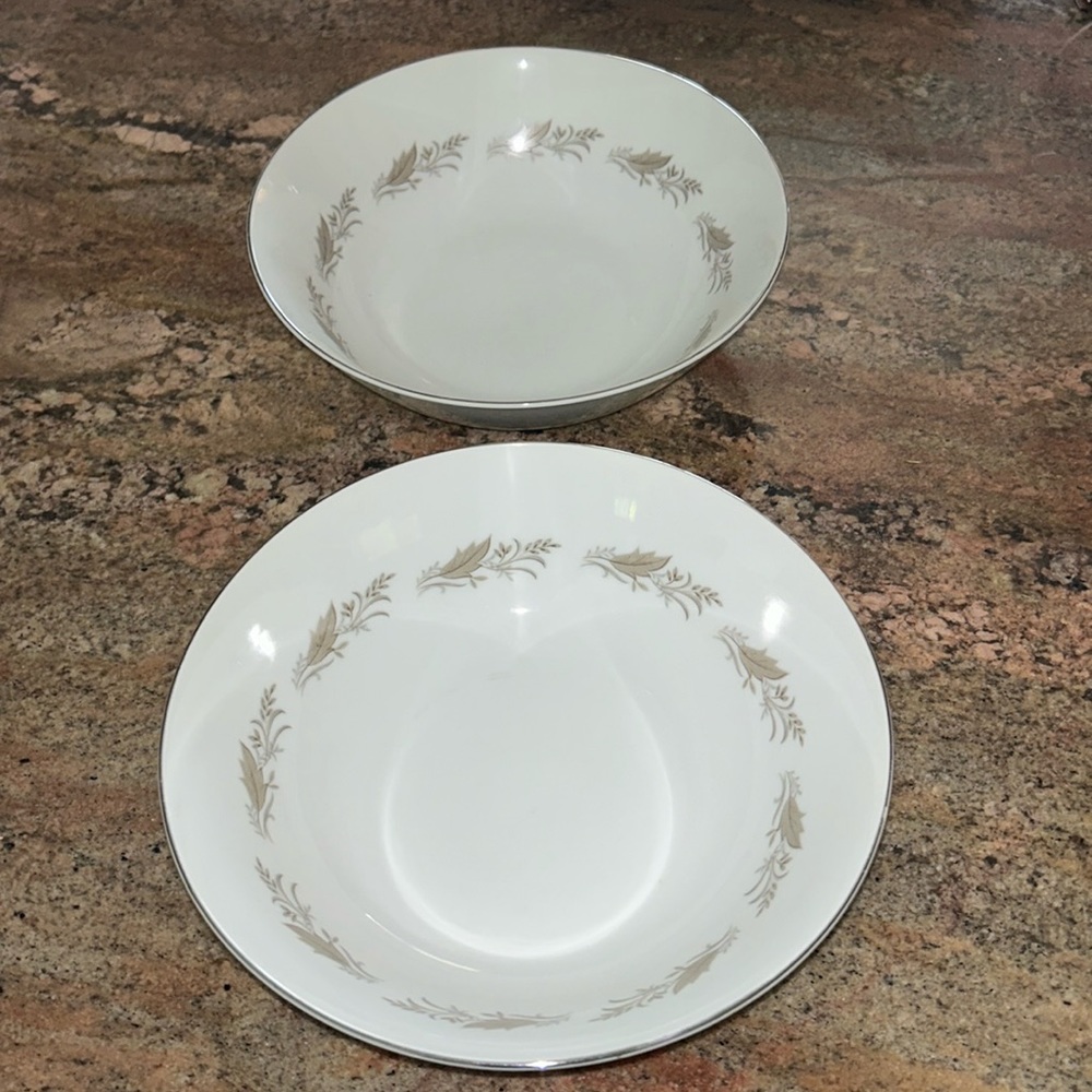 Montgomery Wards Style House “Colony” Fine China Serving bowls